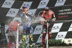 Jorge Lorenzo, Valentino Rossi und Andrea Dovizioso 