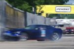 Crash des Pace-Cars in Detroit