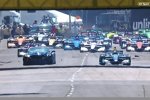 Crash des Pace-Cars in Detroit