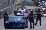 Crash des Pace-Cars in Detroit