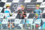 Miguel Oliveira (KTM Ajo), Lorenzo Baldassarri (Pons) und Joan Mir (Marc VDS) 