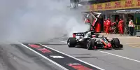 Bild zum Inhalt: Aus nach wenigen Metern: Grosjean-Schaden kündigte sich an