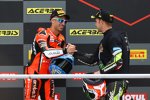Marco Melandri und Jonathan Rea 
