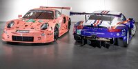 Bild zum Inhalt: Porsche in Le Mans 2018 auf Vintage-Trip: Blau oder Sau?