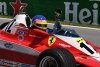Bild zum Inhalt: 40 Jahre nach dem Triumph: Villeneuve im Ferrari des Vaters