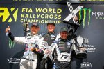 Mattias Ekström, Johan Kristoffersson und Petter Solberg 