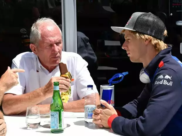 Helmut Marko, Brendon Hartley Titel-Bild zur News: Helmut Marko, Brendon Hartley