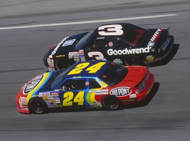 Jeff Gordon und Dale Earnhardt