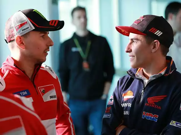 Titel-Bild zur News: Jorge Lorenzo, Marc Marquez