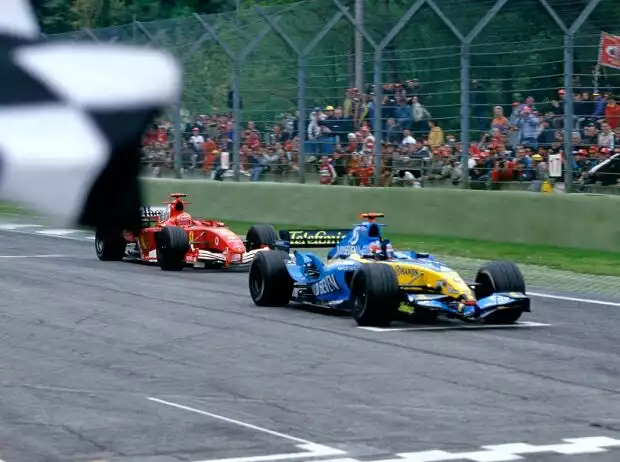 Titel-Bild zur News: Fernando Alonso, Michael Schumacher