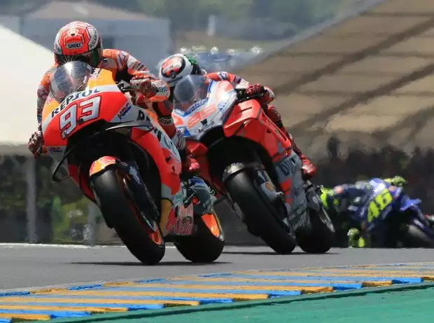 Titel-Bild zur News: Marc Marquez, Jorge Lorenzo
