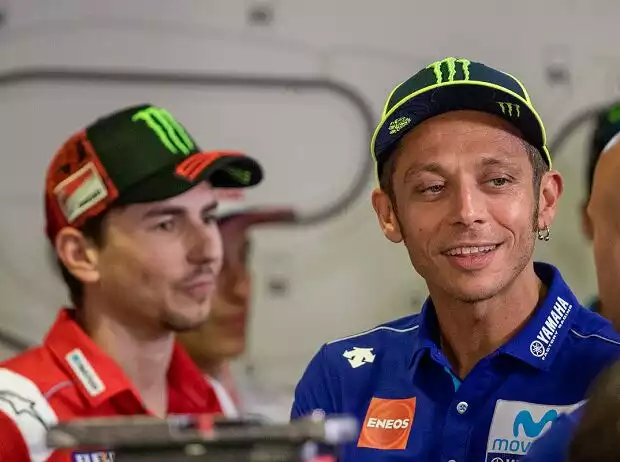 Jorge Lorenzo, Valentino Rossi Titel-Bild zur News: Jorge Lorenzo, Valentino Rossi
