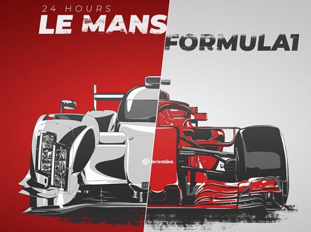 Titel-Bild zur News: LMP1, Formel 1, Le Mans, F1, Fotomontage
