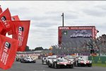 Kazuki Nakajima (Toyota), Fernando Alonso (Toyota), Mike Conway (Toyota) und Kamui Kobayashi (Toyota) 