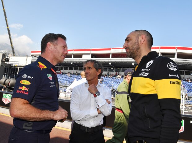 Christian Horner, Alain Prost, Cyril Abiteboul