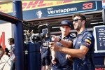 Max Verstappen (Red Bull) und Daniel Ricciardo (Red Bull) 