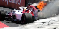 Bild zum Inhalt: Formel 1 Frankreich 2018: Feuerunfall im ersten Training!