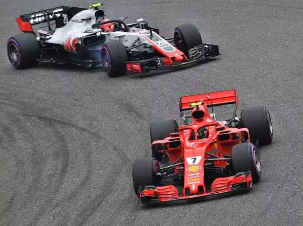 Titel-Bild zur News: Kimi Räikkönen, Kevin Magnussen