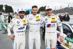 Philipp Eng (RBM-BMW), Edoardo Mortara (HWA-Mercedes) und Marco Wittmann (RMG-BMW) 
