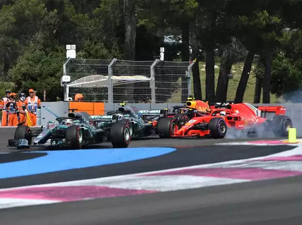 Titel-Bild zur News: Lewis Hamilton, Sebastian Vettel, Valtteri Bottas