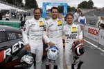 Daniel Juncadella (HWA-Mercedes), Gary Paffett (HWA-Mercedes) und Lucas Auer (HWA-Mercedes) 