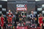 Jonathan Rea, Chaz Davies und Alex Lowes
