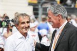 Alain Prost und Chase Carey 