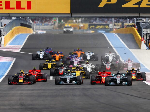 Titel-Bild zur News: Lewis Hamilton, Valtteri Bottas, Sebastian Vettel, Max Verstappen, Kimi Räikkönen, Daniel Ricciardo, Carlos Sainz