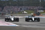Valtteri Bottas (Mercedes) und Charles Leclerc (Sauber) 