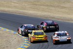 Kasey Kahne (Leavine), Michael McDowell (Front Row), Chris Buescher (JTG) und Alex Bowman (Hendrick) 