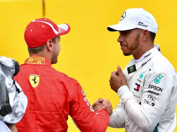 Sebastian Vettel, Lewis Hamilton Titel-Bild zur News: Sebastian Vettel, Lewis Hamilton