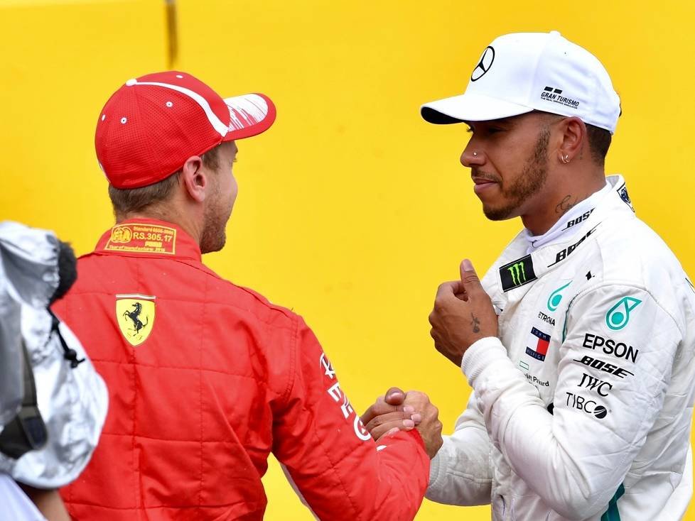 Sebastian Vettel, Lewis Hamilton