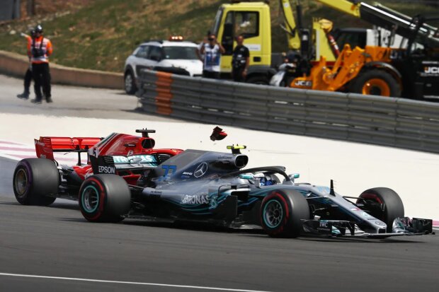 Valtteri Bottas Sebastian Vettel Ferrari Scuderia Ferrari F1 ~Valtteri Bottas (Mercedes) und Sebastian Vettel (Ferrari) ~ 