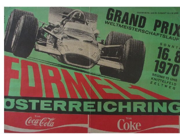 Zeltweg 1970, Plakat Zeltweg 1970, Plakat