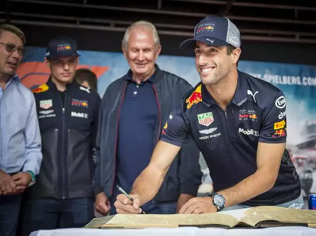 Daniel Ricciardo, Helmut Marko Titel-Bild zur News: Daniel Ricciardo, Helmut Marko