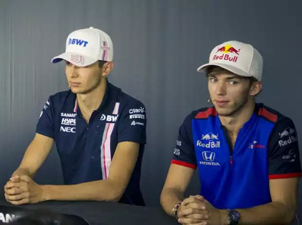 Titel-Bild zur News: Esteban Ocon, Pierre Gasly