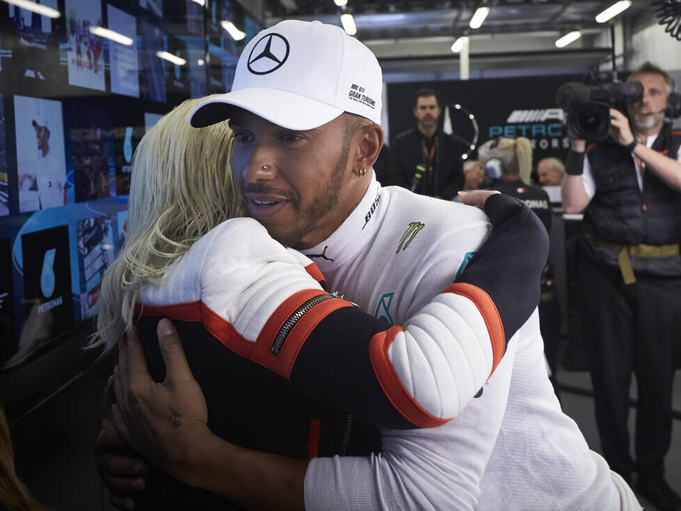 Christina Aguilera und Lewis Hamilton