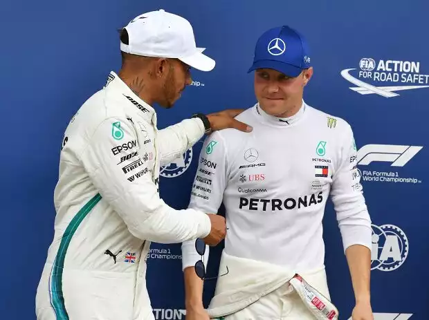 Titel-Bild zur News: Lewis Hamilton, Valtteri Bottas