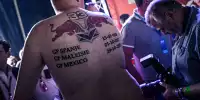 Ein Fan lässt sich alle Siege von Max Verstappen tätowieren
