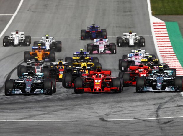 Titel-Bild zur News: Lewis Hamilton, Kimi Räikkönen, Valtteri Bottas, Max Verstappen, Sebastian Vettel