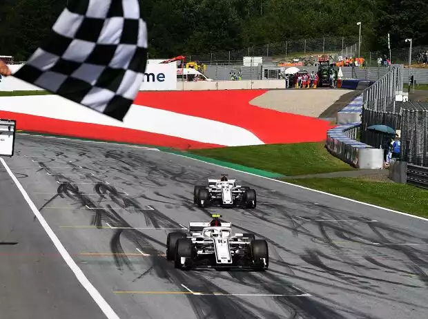 Charles Leclerc, Marcus Ericsson Titel-Bild zur News: Charles Leclerc, Marcus Ericsson