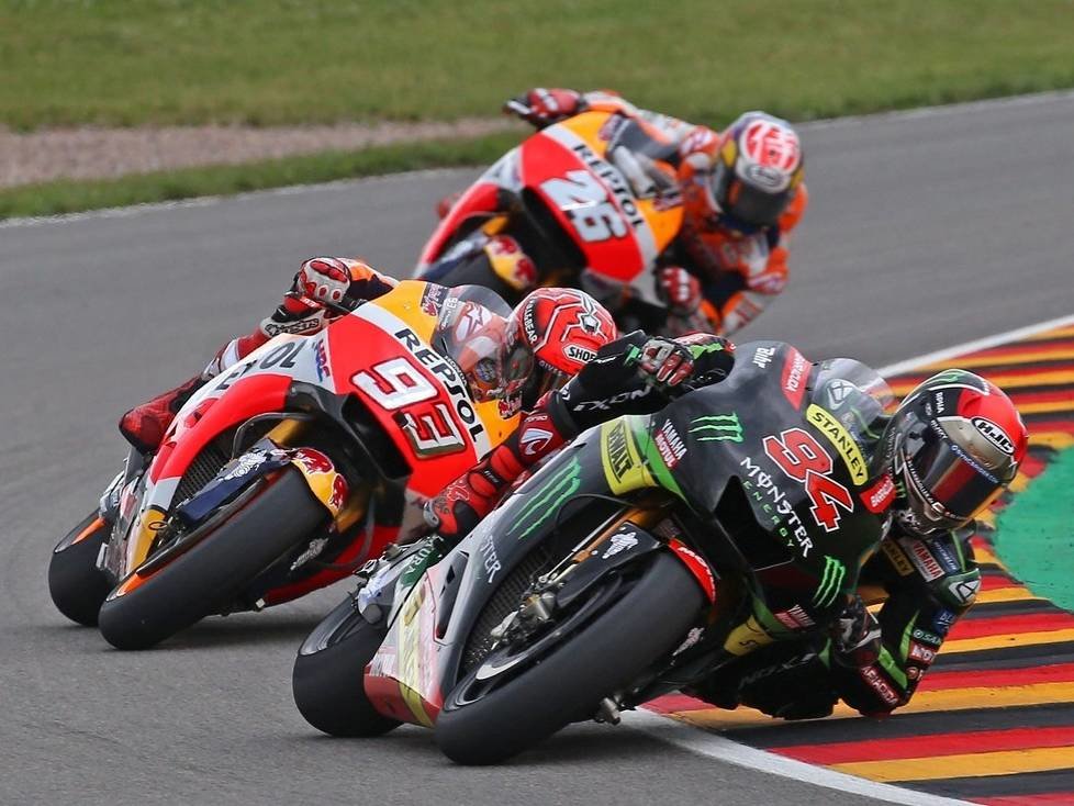 Jonas Folger vor Marc Marquez auf dem Weg zu seinem grandiosen zweiten Rang | MotoGP Rennen 2017