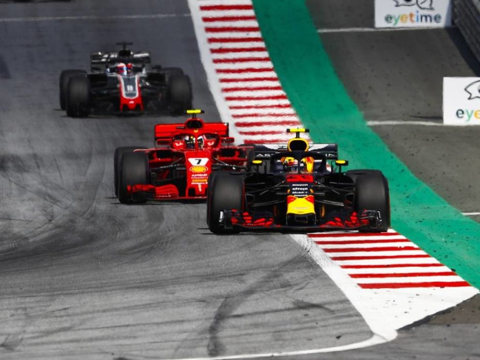 Max Verstappen, Kimi Räikkönen, Daniel Ricciardo, Romain Grosjean, Kevin Magnussen