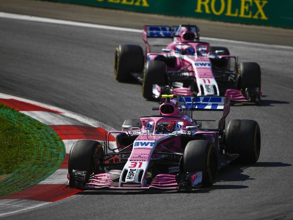 Esteban Ocon, Sergio Perez