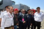 Niki Lauda und Toto Wolff mit dem österreichischen Innenminister Herbert Kickl