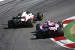 Kevin Magnussen (Haas) und Esteban Ocon (Force India) 