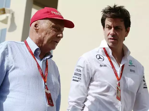 Niki Lauda, Toto Wolff Titel-Bild zur News: Niki Lauda, Toto Wolff