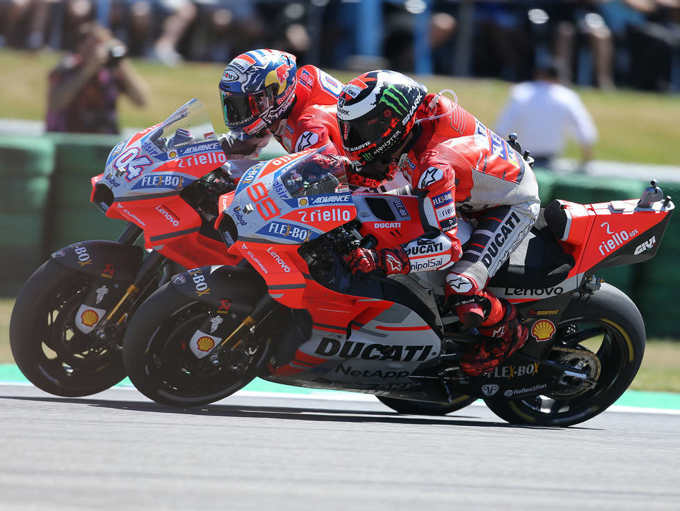 Andrea Dovizioso, Jorge Lorenzo