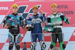 Aron Canet (Estrella Galicia), Jorge Martin (Gresini) und Enea Bastianini (Leopard) 