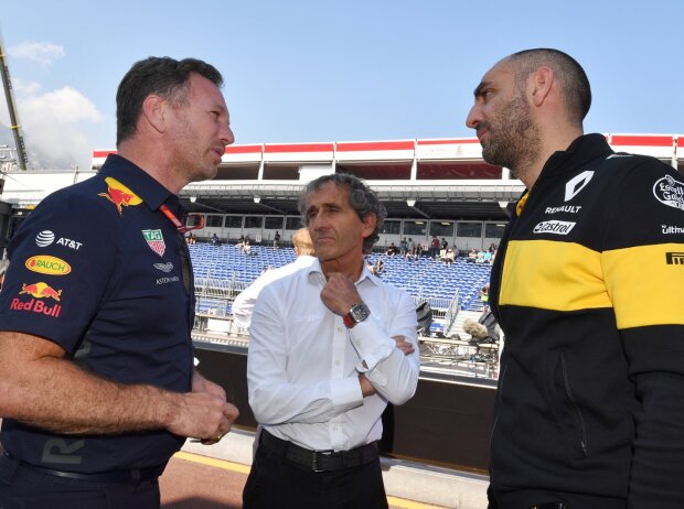 Christian Horner, Alain Prost, Cyril Abiteboul